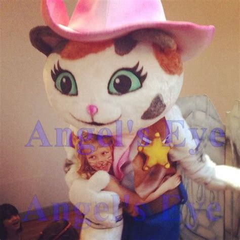 Cartoon Sheriff Callie Mascot Costume Adult Size New Hot Musical Comedy ...