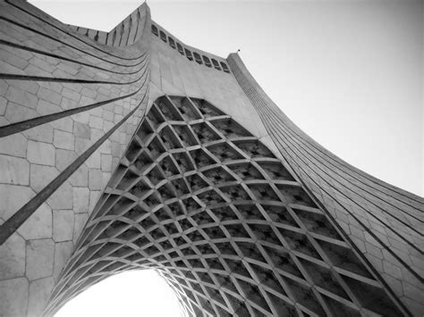 Azadi Square Tehran Architecture Structure Monochrome Cover Photo