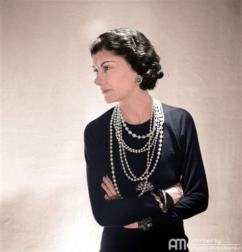 Gabrielle Bonheur "Coco" Chanel - a French fashion designer and a ...