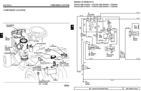 John Deere Stx38 Yellow Deck Wiring Diagram