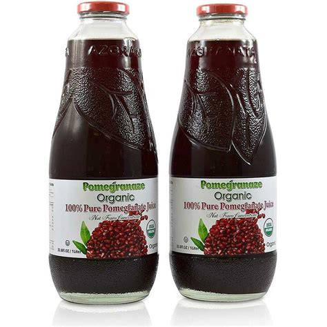 Organic Pomegranate Juice 1 lt Glass