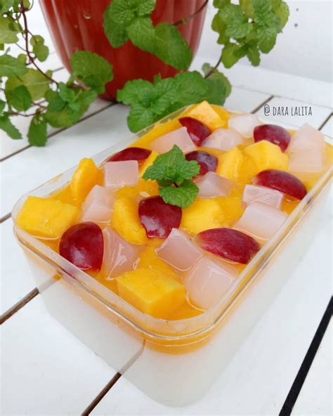 puding mangga lembut resep instagram | Puding mangga, Puding, Resep