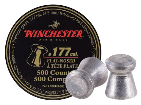 Buy Cheap Winchester .177 Cal Pellets, 9.71 Grains, Flat Nose, 500ct 0. ...