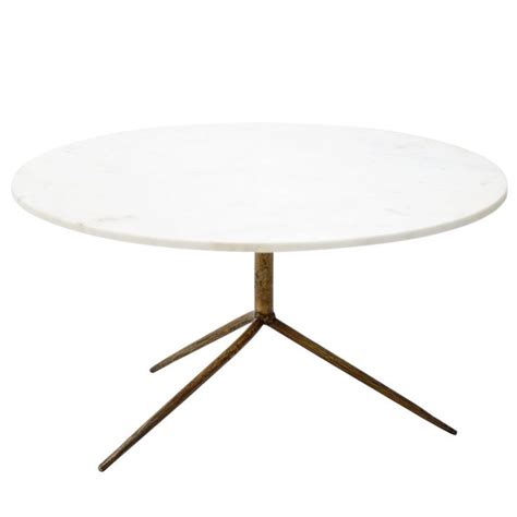 Donie Iron and Marble Coffee Table - 32"Dia x 17.5"H - back in stock end of November ...