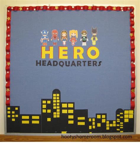 Bulletin board idea for superhero theme | STAFF APPRECIATION ...