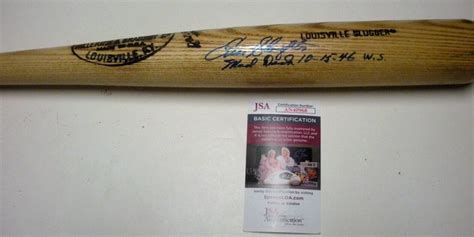 ENOS SLAUGHTER JOHNNY PESKY ST.LOUIS CARDINALS MAD DASH JSA/COA SIGNED ...