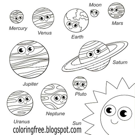 Free Coloring Pages Printable Pictures To Color Kids Drawing ideas: Planet and space solar ...