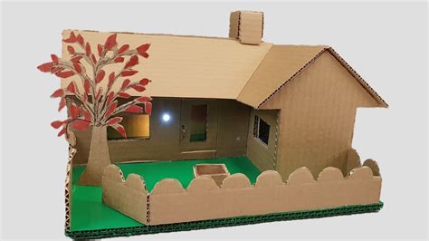 Building cardboard House -Garden Villa - Dream-house