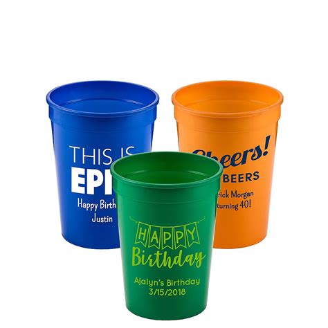 Custom Stadium Cups No Minimum Order | Arts - Arts