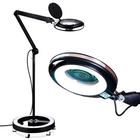 Buy Brightech Lightview Pro Magnifying Glass with Stand & Light, Magnifying Floor Lamp with 6 ...