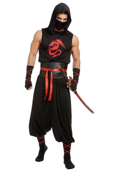 Dark Ninja Adult Costume - PureCostumes.com