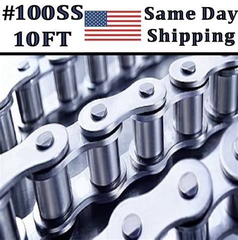 #100 Stainless Steel Roller Chain 10FT – Xilin USA