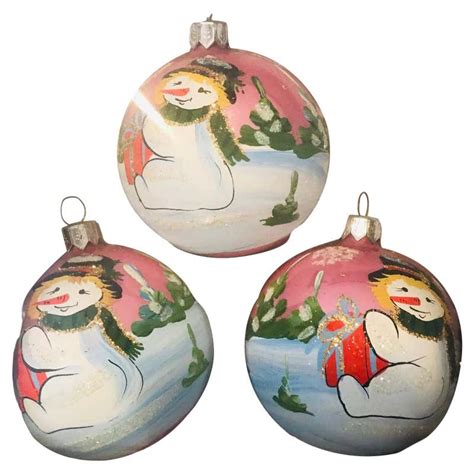 Five Rare Christmas Ornaments Vintage, German, 1910s to 1930s For Sale ...