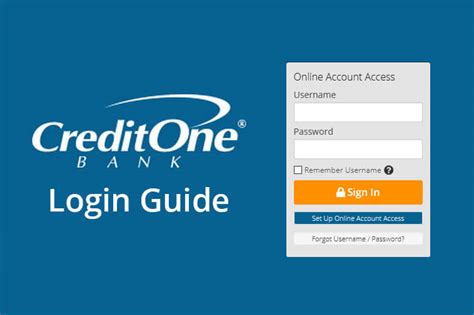 Credit One Bank Online Banking Login (100% Working)