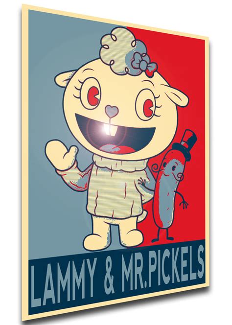 Poster - LL0448 - Propaganda - Happy Tree Friends - Lammy & Mr Pickels - Propaganda World