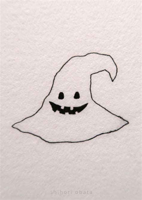 Easy Halloween Witch Drawings