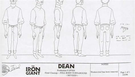 Living Lines Library: The Iron Giant - Character: Dean McCoppin