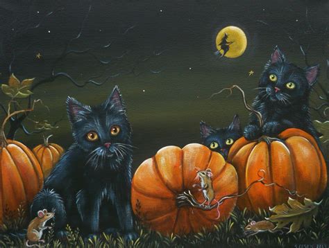 MAGIC BRUSH STUDIO: The Pumpkin Patch" an Original Painting on e-bay this week!!