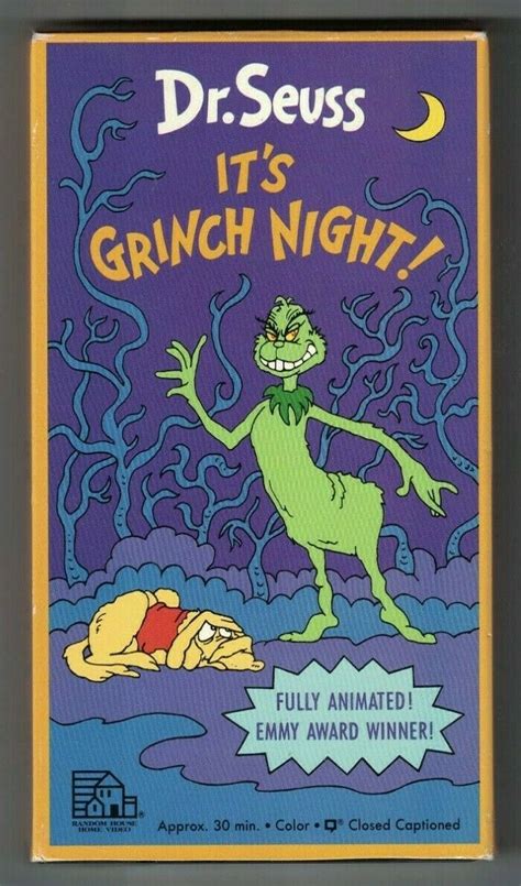 Dr. Seuss Halloween is Grinch Night (1985-1998 VHS) | Angry Grandpa's Media Library Wiki | Fandom