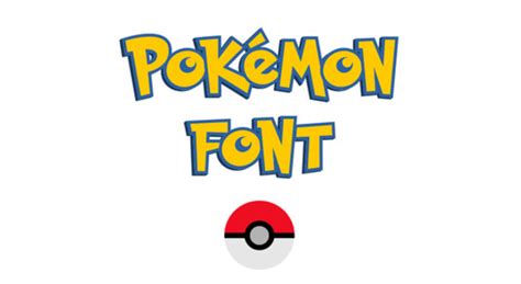 Pokémon Font Free Download