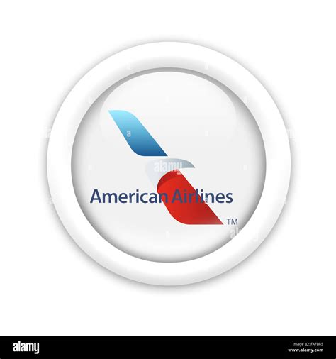 American Airlines logo logotype Stock Photo - Alamy