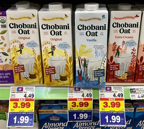 Chobani Shelf Stable Oat Milk As Low As 99¢ At Kroger - iHeartKroger