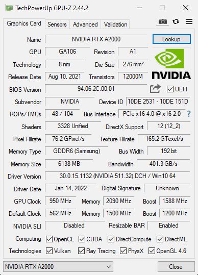 NVIDIA RTX A2000 Review - World’s Fastest ITX Card: Low-Profile and ...