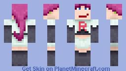 Jessie (Pokemon) Minecraft Skin