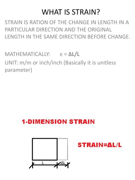 What Is Strain | PDF | Equations | Stress (Mechanics)