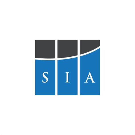 SIA letter logo design on white background. SIA creative initials letter logo concept. SIA ...