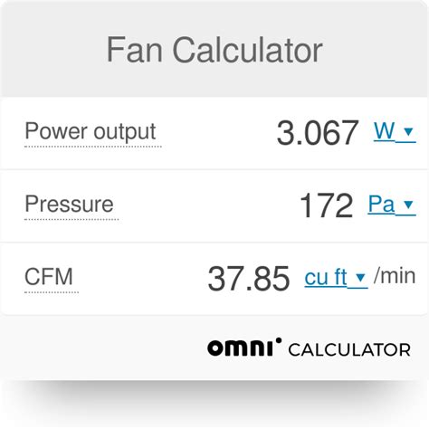 how to calculate fan power in kw - Wiring Work