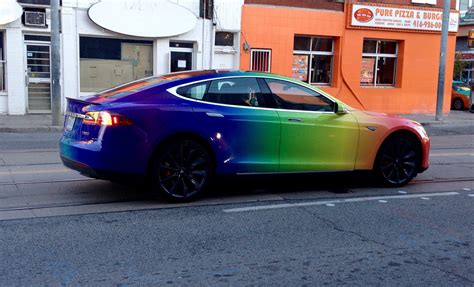 This rainbow Tesla... : RealLifeShinies