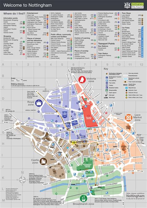 Nottingham City Centre Map by Dale Twigger - Issuu