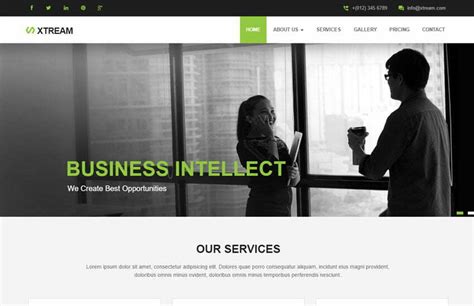 Corporate Responsive Website Template Free Download