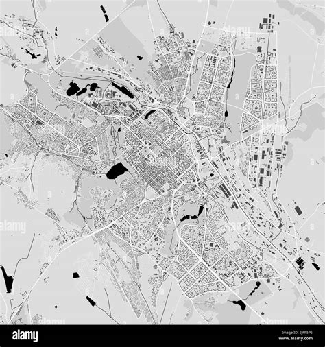 Urban city vector map of Chisinau. Vector illustration, Chisinau map ...