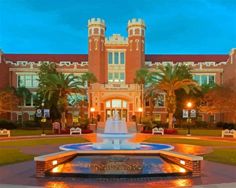 Florida State University Building - 5D Diamond Paintings ...