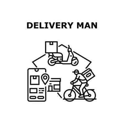 Delivery Man Vector Art, Icons, and Graphics for Free Download