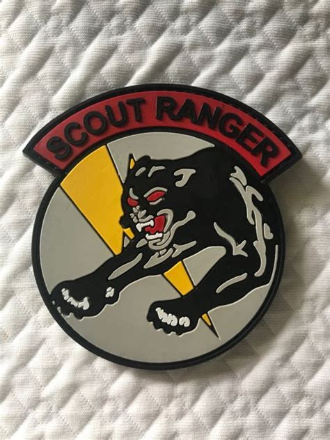 RUBBERIZED SCOUT RANGER LOGO PATCH #SRDU | Lazada PH