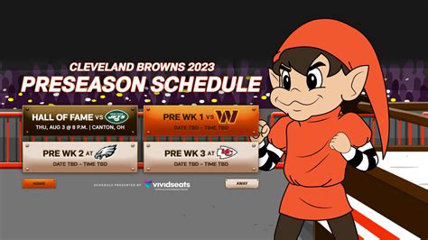 2023 Browns preseason schedule