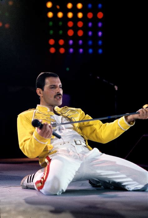 A great shot of Freddie on this day in 1986, when Queen performed at ...