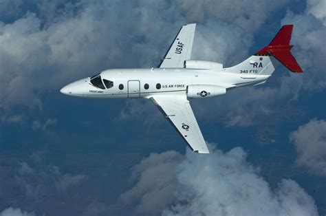 T-1 Jayhawk medium-range twin-engine trainer aircraft is manufactured by Raytheon and Hawker ...