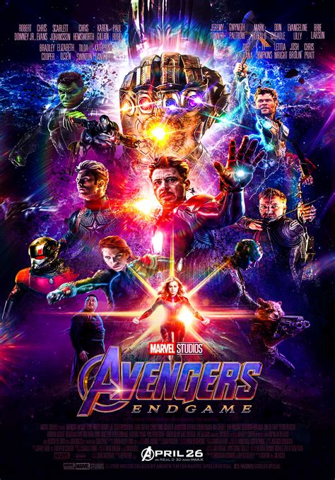 Avengers Endgame Official Poster