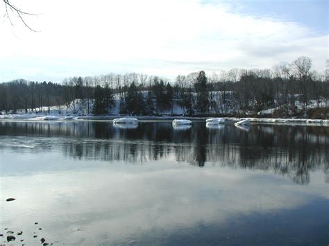 Connecticut River at West Lebanon, New Hampshire