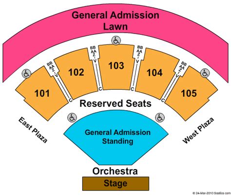 Lakewood Amphitheatre Seating Chart Pit | Review Home Decor