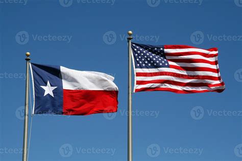 Texas and US Flag 826856 Stock Photo at Vecteezy