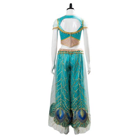 Naomi Scott Aladdin the Movie Princess Jasmine 2019 Outfit Cosplay Cos ...