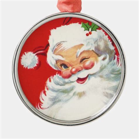 Vintage Santa Claus Ornament | Zazzle