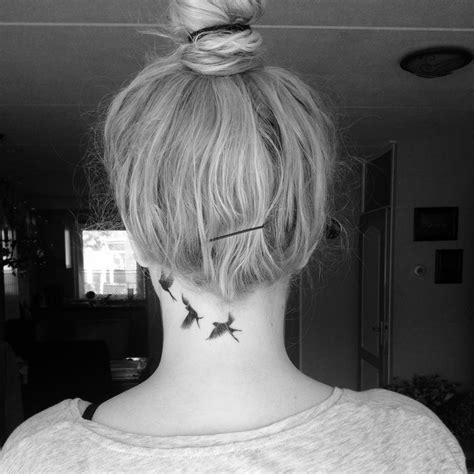 My beautiful birds neck tattoo ️ | Neck tattoos women, Bird tattoos for ...