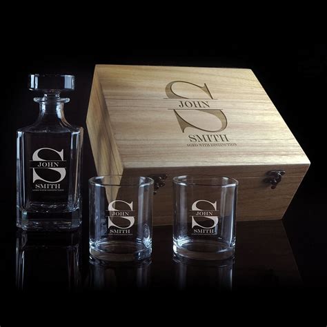 Personalised Decanter Gift Sets: Whisky & Wine Decanters