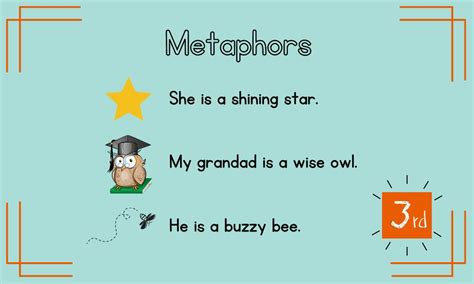 Metaphors and Similes Figurative Language Worksheets For 3rd Grade - Grammar